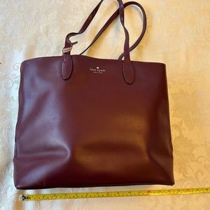Kate Spade burgundy Tote